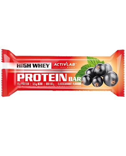  ActivLab High Whey Protein Bar Baton wysokobiałkowy o smaku czarnej porzeczki - 80 g - cena, opinie, właściwości - Apteka internetowa Melissa  