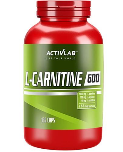  ActivLab L-Carnitine 600 - 135 kaps. - cena, opinie, dawkowanie - Apteka internetowa Melissa  