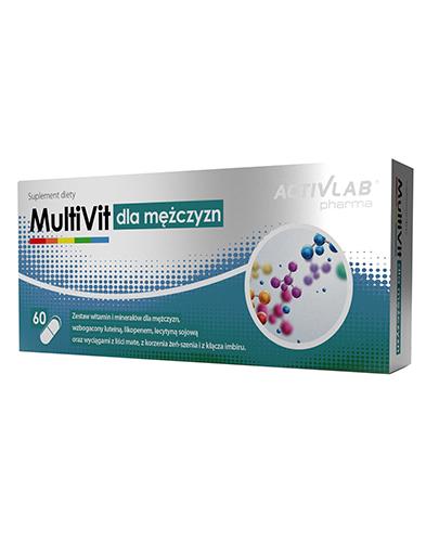  Activlab Pharm MultiVit Zestaw witamin i minerałów dla mężczyzn - 60 kaps. - cena, opinie, wskazania - Apteka internetowa Melissa  