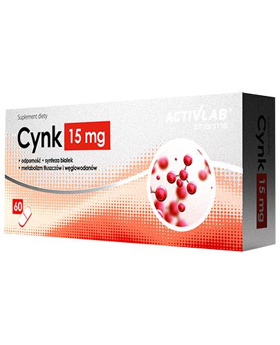  Activlab Pharma Cynk 15 mg, 60 kaps., cena, opinie, właściwości - Apteka internetowa Melissa  