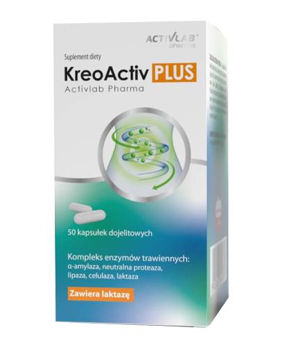  Activlab Pharma KreoActiv Plus, 50 kaps. Na trawienie - cena, opinie, wskazania - Apteka internetowa Melissa  