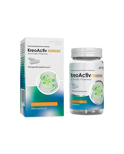  Activlab Pharma KreoActiv Trawienie - 50 kaps. - cena, opinie, właściwości - Apteka internetowa Melissa  