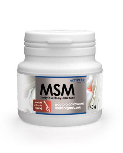 ACTIVLAB PHARMA MSM - 150 g Wspomagająco w urazach chrząstki stawowej. - Drogeria Melissa