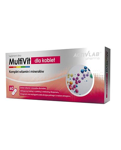  Activlab Pharma MultiVit Komplet witamin i minerałów dla kobiet  - 60 kaps. - cena, opinie, skład - Apteka internetowa Melissa  