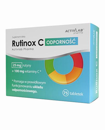  Activlab Pharma Rutinox C Odporność, 75 tabl., cena, opinie, składniki - Apteka internetowa Melissa  