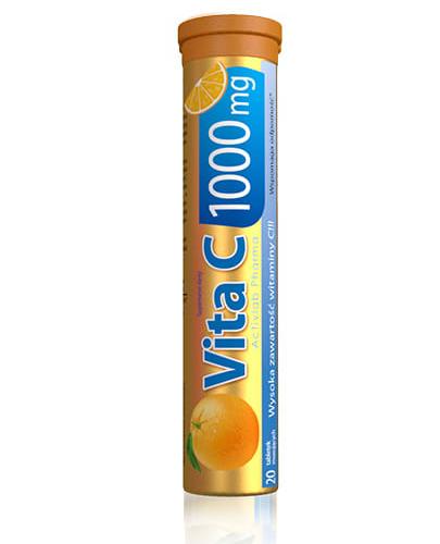  Activlab Pharma Vita C 1000 mg o smaku pomarańczowym - 20 tabl. mus. - cena, opinie, dawkowanie - Apteka internetowa Melissa  