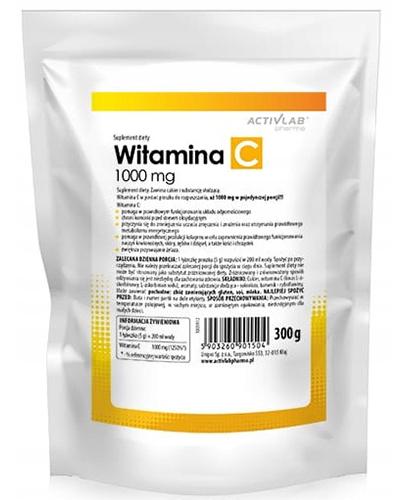  ActivLab Pharma Witamina C 1000 mg - 300 g - cena, opinie, właściwości - Apteka internetowa Melissa  