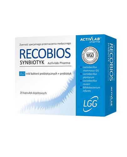  Activlab Recobios Synbiotyk - 20 kaps. - cena, opinie, stosowanie - Apteka internetowa Melissa  