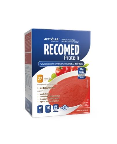  ActivLab RECOMED Protein Krem pomidorowy, 4 x 100 g + RECOMED shaker 500ml - Apteka internetowa Melissa  