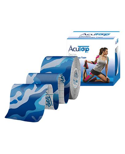  AcuTop Design Kinesiology Tape 5 cm x 5 m Blue camo, 1 szt., cena, wskazania, właściwości - Apteka internetowa Melissa  
