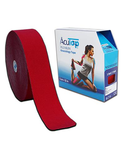  AcuTop Premium Kinesiology Tape 5 cm x 32 m czerwony, 1 szt., cena, wskazania, właściwości - Apteka internetowa Melissa  