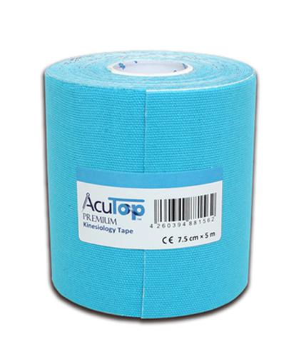 AcuTop Premium Kinesiology Tape 7,5 cm x 5 m niebieski, 1 szt., cena, wskazania, właściwości - Apteka internetowa Melissa  