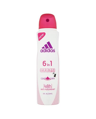  Adidas Cool & Care 6 w 1 Antyperspirant dla kobiet spray - 150 ml - cena, opinie, właściwości - Apteka internetowa Melissa  