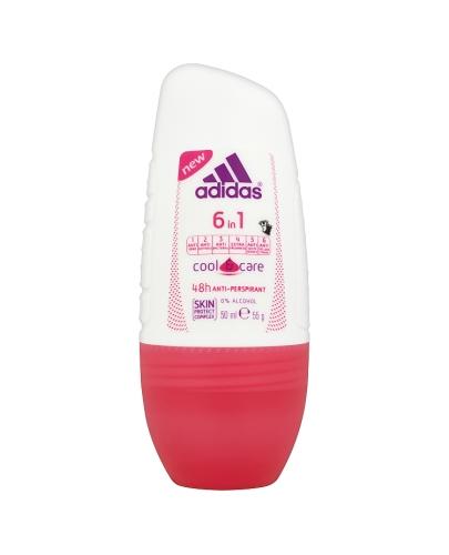  Adidas Cool & Care 6w1 Antyperspirant dla kobiet roll-on, 50 ml  - Apteka internetowa Melissa  