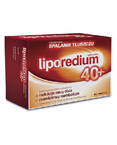 Liporedium 40+, tabletki, 60 sztuk