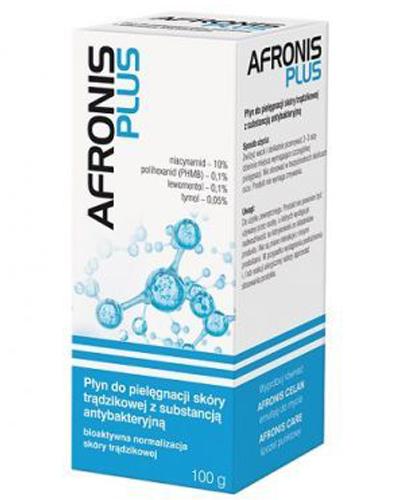  Afronis Plus Płyn do pielęgnacji skóry trądzikowej z substancją antybakteryjną, 100 g - Apteka internetowa Melissa  