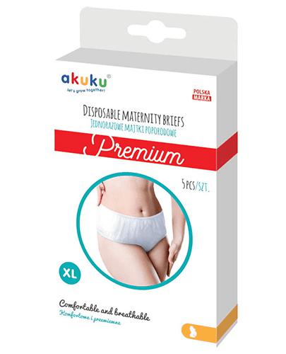  Akuku Premium Jednorazowe majtki poporodowe rozmiar XL - 5 szt. - cena, opinie, wskazania - Apteka internetowa Melissa  