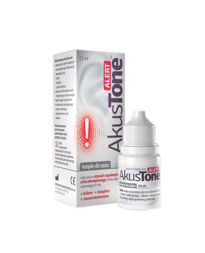 AkusTone Alert Krople do uszu - 15 ml - cena, opinie, właściwości
