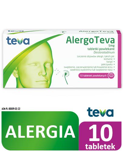  ALERGO TEVA 5 mg, na alergię, 10 tabletek - Apteka internetowa Melissa  