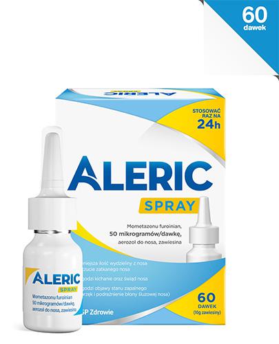 Aleric Spray aerozol do nosa - 60 dawek 