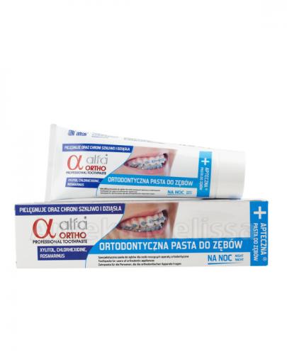 ALFA ORTHO NA NOC Ortodontyczna pasta do zębów - 75 ml - Apteka internetowa Melissa  