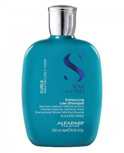 Alfaparf Semi Di Lino Curls Enhancing Low Delikatny szampon definiujący włosy farbowane i kręcone - 250 ml - cena, opinie, stosowanie - Apteka internetowa Melissa