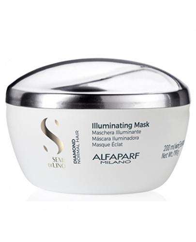 Alfaparf Semi Di Lino Diamond Illumination Maska rozświetlająca do włosów normalnych - 200 ml - cena, opinie, właściwości - Apteka internetowa Melissa
