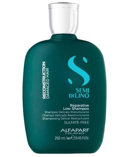 Alfaparf Semi di Lino Reconstruction Reparative Low Szampon regenerujący do włosów zniszczonych - 250 ml - cena, opinie, wskazania - Apteka internetowa Melissa