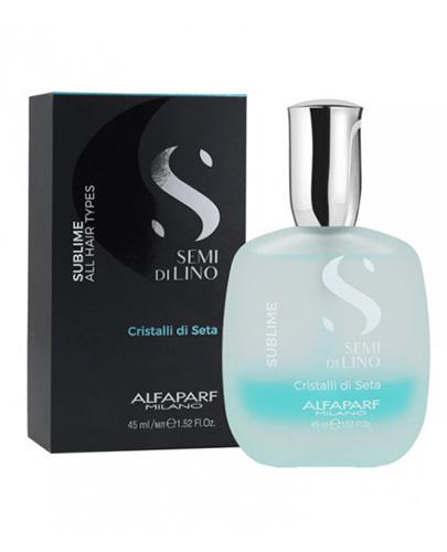 Alfaparf Semi di lino Sublime Cristalli di Seta 2-Fazowe serum wygładzające do wszystkich rodzajów włosów - 45 ml - cena, opinie, stosowanie - Apteka internetowa Melissa
