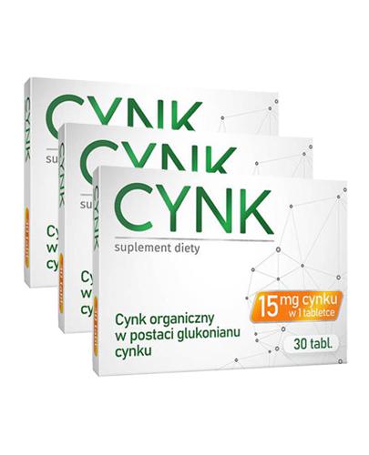  Alg Pharma Cynk - 3 x 30 tabl. - cena, opinie, dawkowanie - Apteka internetowa Melissa  