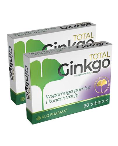  Alg Pharma Ginko Total - 2 x 60 tabl. Na pamięć i koncentrację - cena, opinie, stosowanie  - Apteka internetowa Melissa  