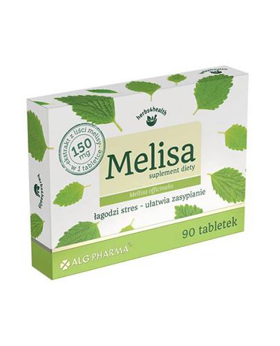  Alg Pharma Melisa - 90 tabl. - cena, opinie, dawkowanie - Apteka internetowa Melissa  