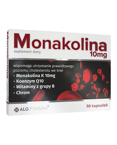  Alg Pharma Monakolina, 30 kapsułek, cena, opinie, składniki - Apteka internetowa Melissa  