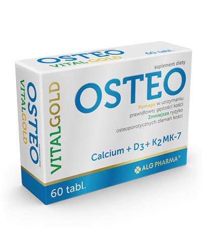 ALG PHARMA Osteo VitalGold - 60 tabl. - zdrowie kości - cena, dawkowanie, opinie