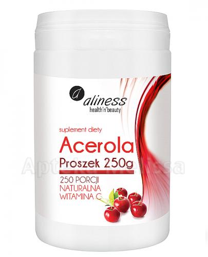  ALINESS Acerola proszek - 250 g naturalna witamina C - Apteka internetowa Melissa  