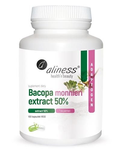  ALINESS Bacopa Monnireni 500 mg - 100 kaps. - zdrowie psychiczne - cena, opinie, właściwości - Apteka internetowa Melissa  