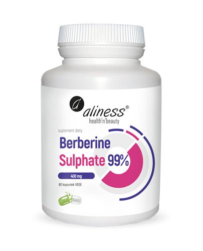  ALINESS Berberine Sulphate 99% 400 mg, 60 kapsułek - Apteka internetowa Melissa  