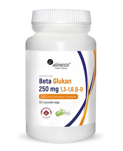  ALINESS Beta glukan 250 mg - 100 kaps. Naturalne wzmocnienie organizmu. - Apteka internetowa Melissa  