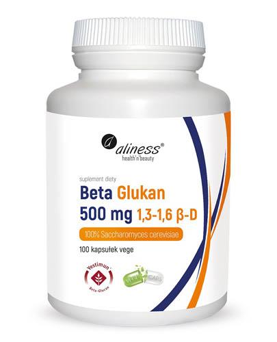  ALINESS Beta glukan 500 mg - 100 kaps. Naturalne wzmocnienie organizmu. - Apteka internetowa Melissa  