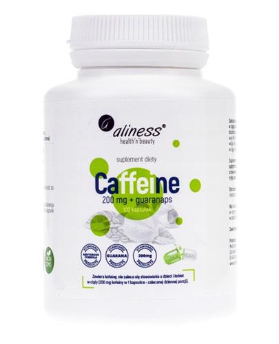  ALINESS Caffeine 200 mg + guarana - 100 kaps. - Apteka internetowa Melissa  
