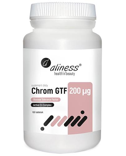  Aliness Chrom GTF Active Cr-Complex 200 µg - 100 tabletek - Apteka internetowa Melissa  