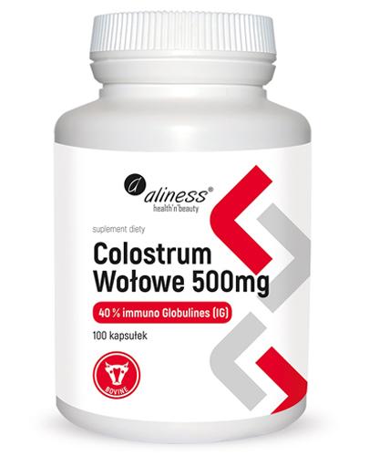  ALINESS Colostrum wołowe 500 mg - 100 kaps. - Apteka internetowa Melissa  
