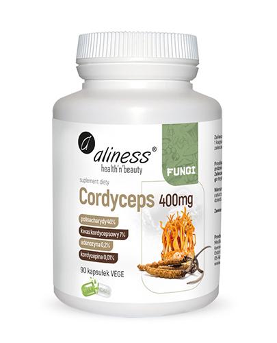 Aliness Cordyceps 40/7/0,2/0,01 400 mg, 90 kapsułek vege - Apteka internetowa Melissa