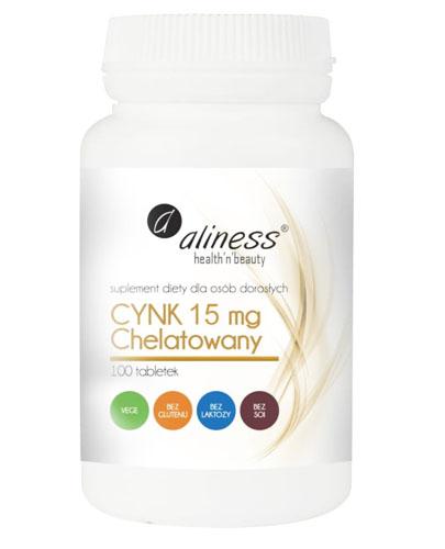 ALINESS Cynk chelatowany 15 mg, tabletki, 100 sztuk