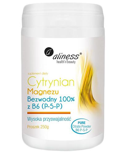  Aliness Cytrynian Magnezu z B6 - 250 g - cena, opinie, składniki - Apteka internetowa Melissa  
