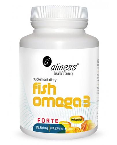 Aliness Fish Omega 3 Forte, 90 kaps., cena, opinie, składniki - Apteka internetowa Melissa  