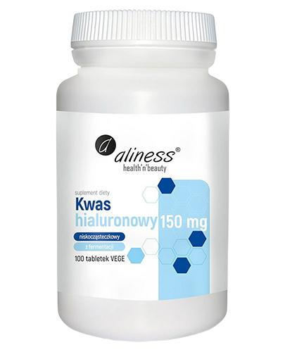  Aliness Kwas hialuronowy niskocząsteczkowy 150 mg, 100 tabl. vege, cena, opinie, stosowanie - Apteka internetowa Melissa  