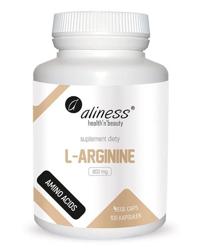  Aliness L-Arginine 800 mg - 100 kaps. Na odporność - cena, opinie, stosowanie  - Apteka internetowa Melissa  