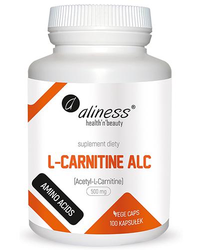  Aliness L-Carnitine ALC 500 mg, 100 kaps., cena, opinie, składniki - Apteka internetowa Melissa  