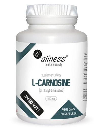  Aliness L-Carnosine 500 mg, 60 kaps., cena, opinie, wskazania - Apteka internetowa Melissa  
